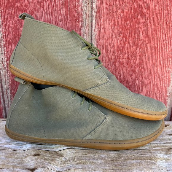 Mens Vivobarefoot Gobi canvas chukka boots Size US13 EU47 main image 6